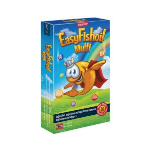 EasyVit EasyFishoil Multi + Omega 3 Çiğnenebilir 30 Jel Tablet - Easyvit