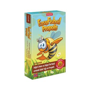 EasyVit EasyFishoil Propolis Bal Aromalı Çiğnenebilir 30 Jel Tablet - Easyvit