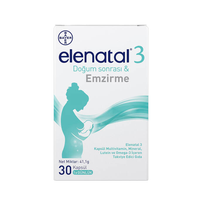 Elenatal 3 30 Kapsül - 1