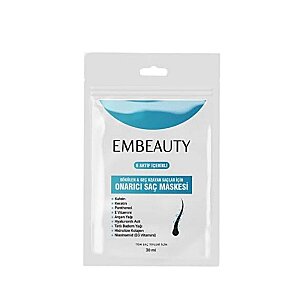 Embeauty 9 Aktifli Dökülen ve Geç Uzayan Saçlar İçin Onarıcı Saç Maskesi 30 ml - Embeauty