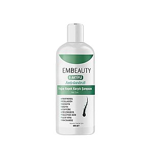 Embeauty 9 Aktifli Yoğun Kepek Karşıtı Şampuan 400 ml - Embeauty