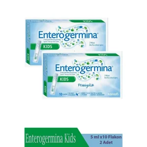 Enterogermina Kids Çocuklar İçin Probiyotik 5 ml x 10 Flakon 2'li Paket - Enterogermina