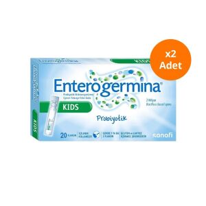 Enterogermina Kids Çocuklar İçin Probiyotik 5 ml x 20 Flakon 2'li Paket - Enterogermina