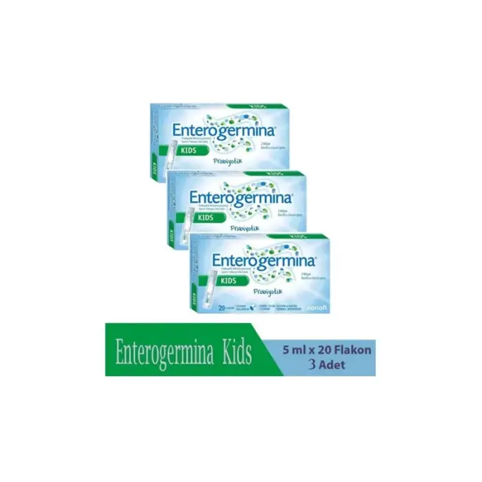 Enterogermina Kids Çocuklar İçin Probiyotik 5 ml x 20 Flakon 3'lü Paket - 1
