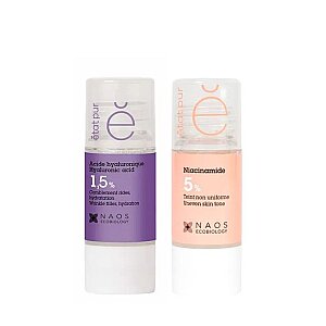 Etat Pur Cilt tonu eşitleyici Dolgunlaştırıcı Etkili Niacinamide Hyaluronik Asit Nemlendirici Serum Seti - Etat Pur