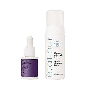 Etat Pur Kırışıklık Karşıtı ve Arındırıcı Etkili Retinol Serum ve Temizleyici Köpük Bakım Seti - Etat Pur