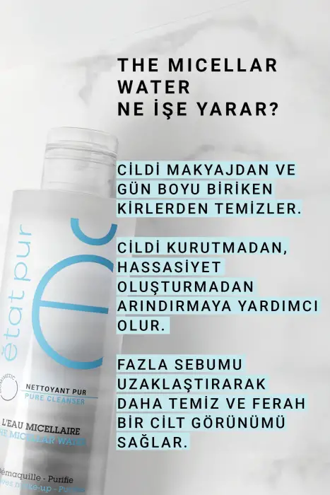 Etat Pur Micellar Purifying Cleansing Water 200 ml - 4