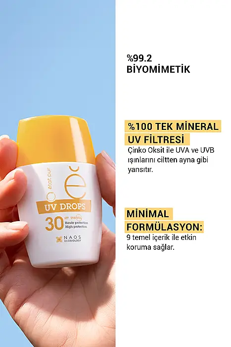 Etat Pur UV Drops Mineral Face Fluid SPF30 30 g - 9