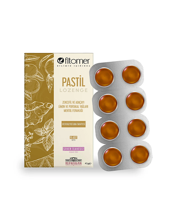 Fitomer Pastil Lozenge Zencefil 16 Adet - 1