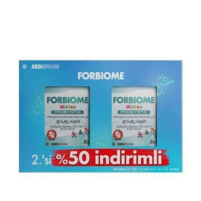 Forbiome Minies Probiyotik Damla 8 ml - 2. si %50 İndirimli - 1