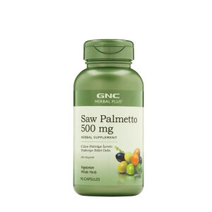 GNC Herbal Plus Saw Palmetto 90 Kapsül - GNC