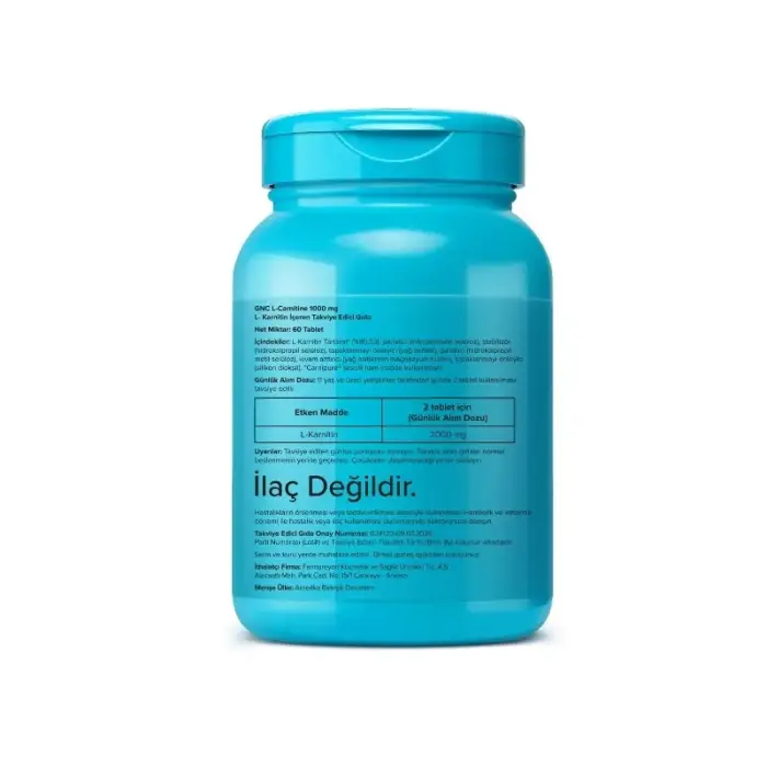 GNC L-Carnitine 1000 mg 60 Tablet - 2