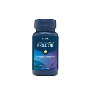 GNC Triple Strength Krill Oil 30 Yumuşak Kapsül - GNC