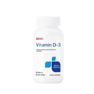 GNC Vitamin D-3 180 Tablet - GNC