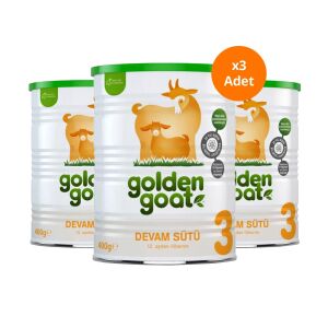 Golden Goat 3 Keçi Devam Sütü 400 gr x3 Adet - Golden Goat