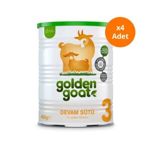 Golden Goat 3 Keçi Devam Sütü 400 gr x4 Adet - Golden Goat