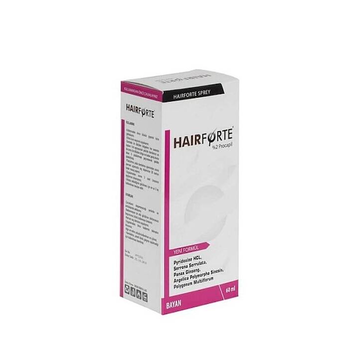 Hair Forte %2 Procapil Sprey Kadın 60 ml - 1