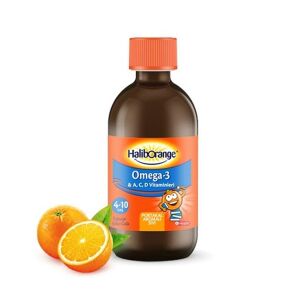 Haliborange Omega-3 Doğal Portakal Aromalı Balık Yağı Şurubu 300 ml - Haliborange