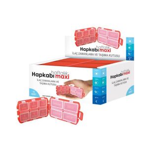 Hapix Maxi Haftalık İlaç Saklama Kutusu 12'li - Hapix