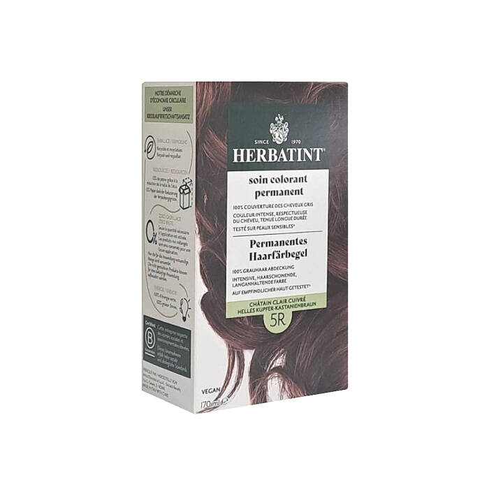 Herbatint Saç Boyası 5R Light Copper Chestnut - Açık Bakır Kestane - 1