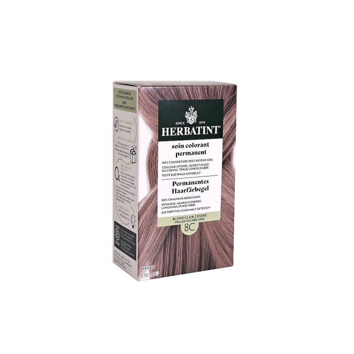 Herbatint Saç Boyası 8C Light Ash Blonde - Açık Küllü Sarı - 1