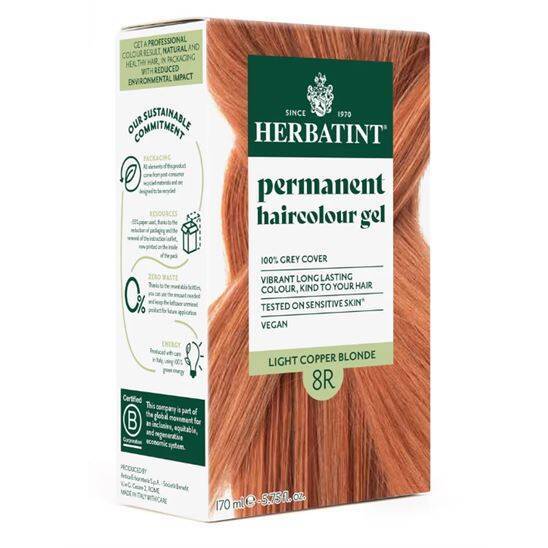 Herbatint Saç Boyası 8R Light Copper Blonde - Açık Bakır Sarı - 1