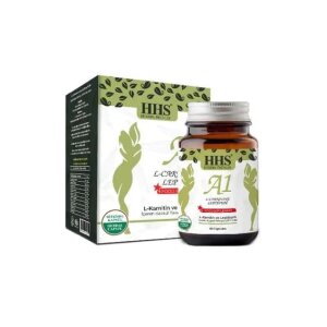 HHS A1 L-Carnitine Lepidium 30 Kapsül (Cam Şişe) - HHS