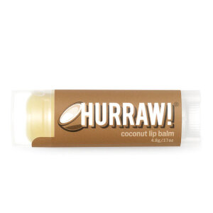 Hurraw Coconut Lip Balm - Hindistan Cevizi 4.8 gr - Hurraw