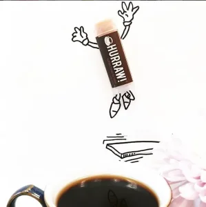 Hurraw Coffee Bean Lip Balm - Kahve 4.8 gr - 6