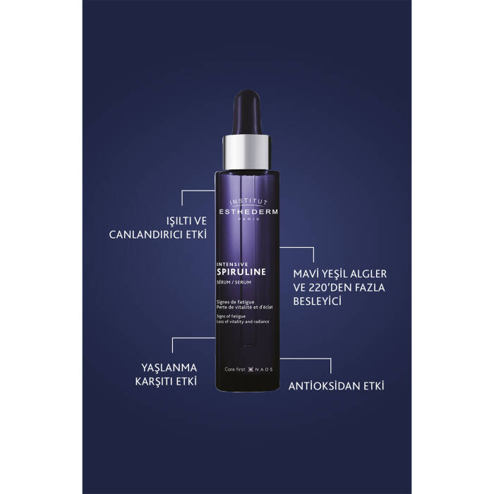 Institut Esthederm Intensive Spiruline 30 ml Canlılık Kaybı ve Yorgunluk Bakım Serumu - 3
