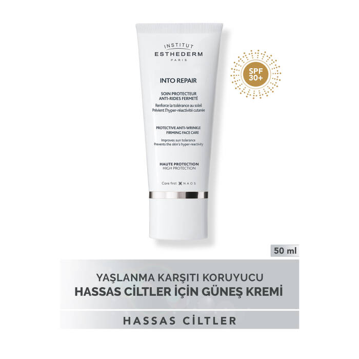 Institut Esthederm Into Repair Çok Hassas Ciltler için Yüksek Korumalı Güneş Kremi 50 ml - 2