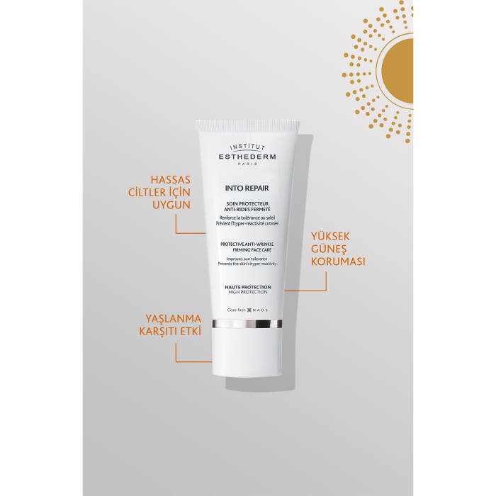 Institut Esthederm Into Repair Çok Hassas Ciltler için Yüksek Korumalı Güneş Kremi 50 ml - 3