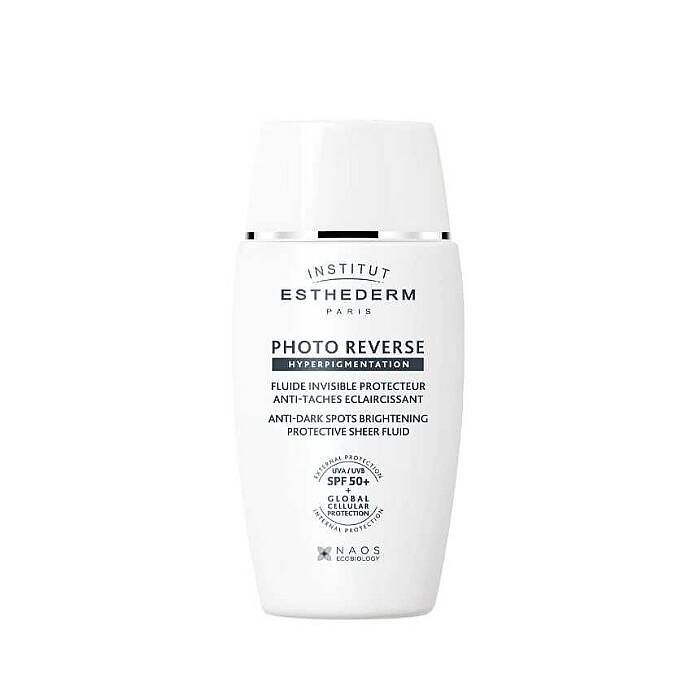 Institut Esthederm Photo Reverse Invisible Sheer Koyu Leke Karşıtı Aydınlatıcı Akışkan Dokulu Güneş Koruyucu Krem 40 ml - 1