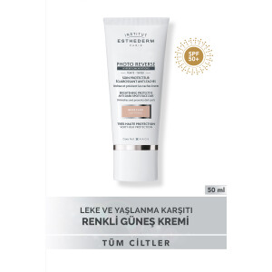 Institut Esthederm Photo Reverse Tinted Light Beige Yüksek Koruma Sağlayan Renkli Güneş Kremi 50 ml - 4