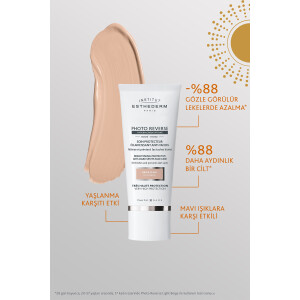 Institut Esthederm Photo Reverse Tinted Light Beige Yüksek Koruma Sağlayan Renkli Güneş Kremi 50 ml - 5