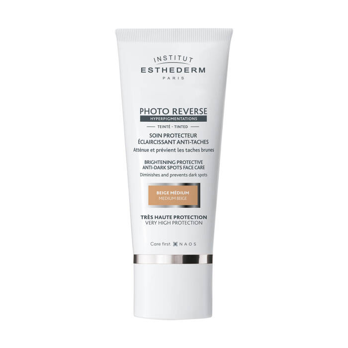 Institut Esthederm Photo Reverse Tinted Medium Beige Yüksek Koruma Sağlayan Renkli Güneş Kremi 50 ml - 1