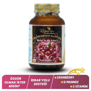 Kiperin Cranberry + D-Mannose 60 Kapsül - Kiperin