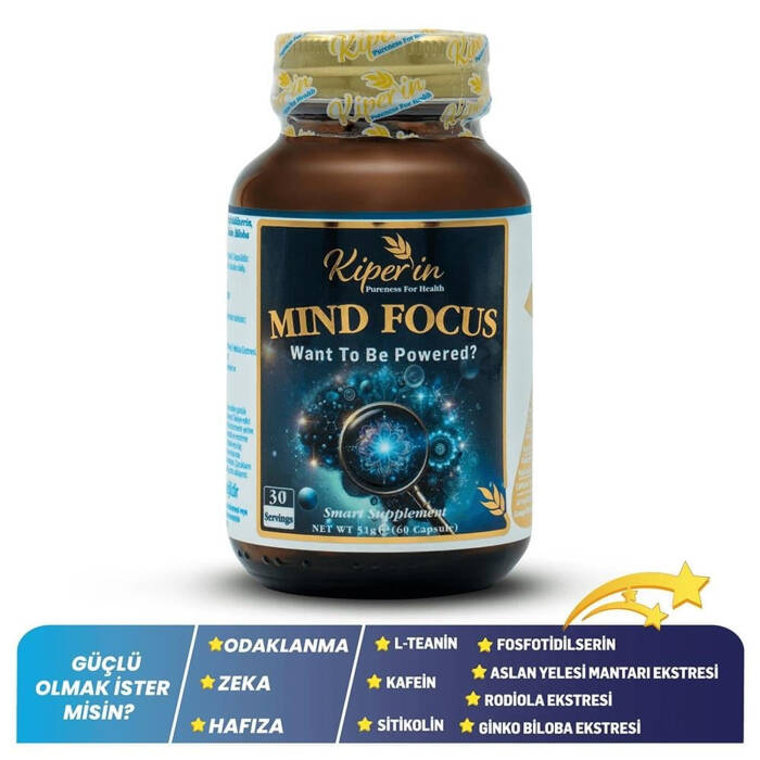 Kiperin Mind Focus 60 Kapsül - 1