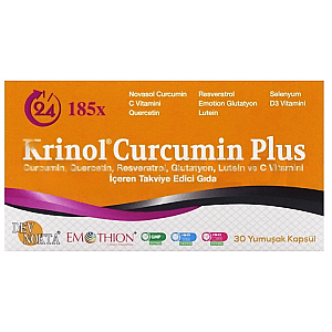 Krinol Curcumin Plus 30 Yumuşak Kapsül - Krinol
