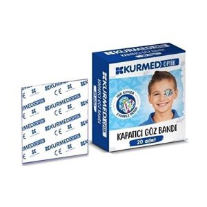 Kurmed Optik Çocuk Göz Pedi Erkek 20 Adet - Kurmed