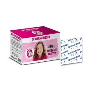 Kurmed Optik Kız Göz Bandı 100 Adet - Kurmed