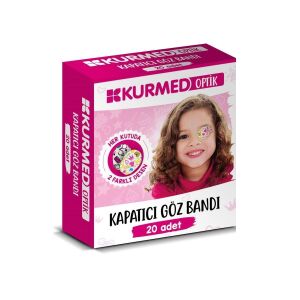 Kurmed Optik Kız Göz Bandı 20 Adet - Kurmed