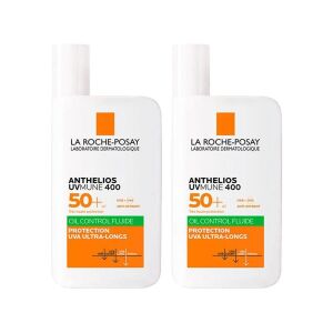 La Roche Posay Anthelios Oil Control Fluid Spf50+ Yüz Güneş Kremi 50 ml x 2 Adet - La Roche Posay