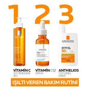 La Roche Posay C Vitamini İçerikli Işıltı Veren Yüz Temizleme Jeli 200 ml - 7