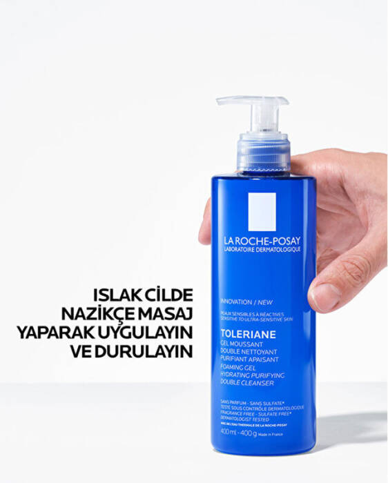 La Roche Posay Toleriane Foaming Cleansing Yüz Temizleme Jeli 400 ml - 2