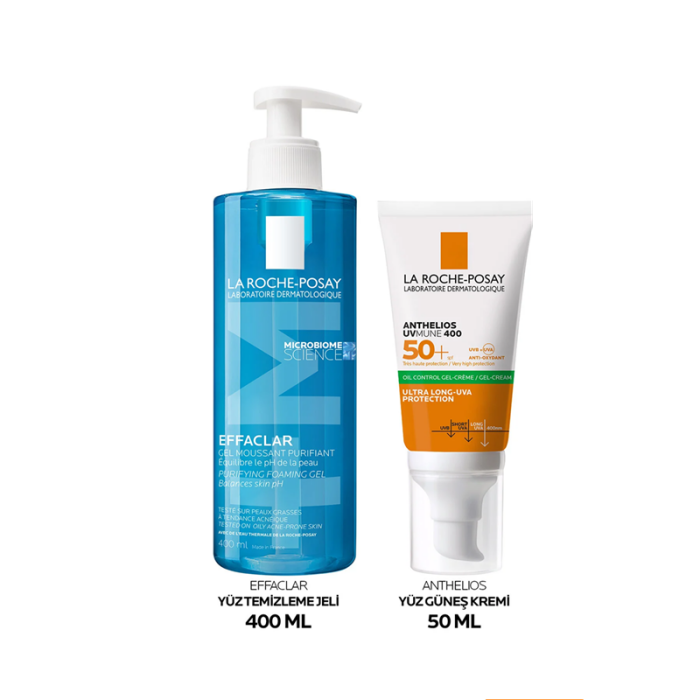 La Roche Posay Yağlı ve Akneye Eğilimli Ciltler için Güneş Bakım Seti - 2 - 1