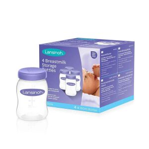 Lansinoh Anne Sütü Saklama Şişeleri 4 x 160 ml - Lansinoh
