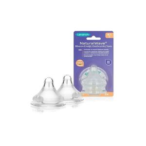Lansinoh Natural Wave Biberon Emziği - Yavaş Akış (S) - Lansinoh