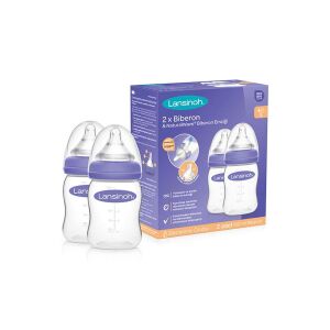 Lansinoh Natural Wave Biberon Seti 2 x 160 ml - Yavaş Akış (S) - Lansinoh