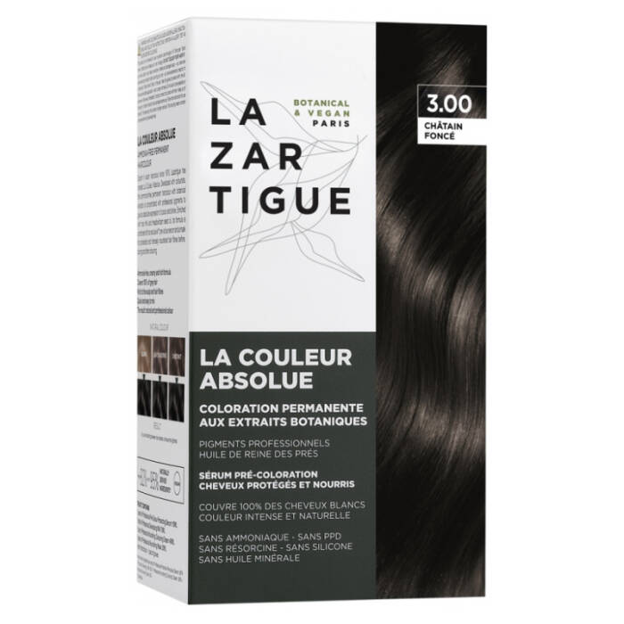 Lazartigue Saç Boyası 3.00 Dark Brown - 1